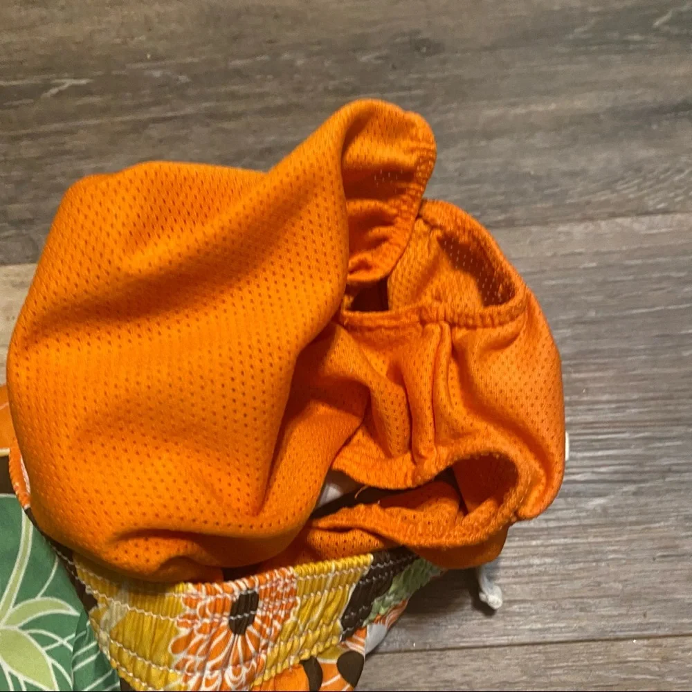 Baby Gap Swim Bottoms‎ Shorts Trunks Floral Tropical Print Brown